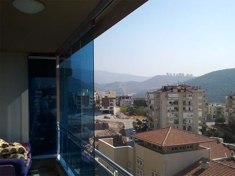 Cam Balkon Perde Modelleri
